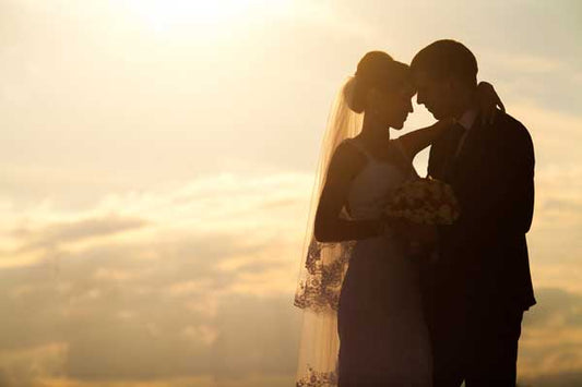 Irish Wedding Couple Silhouette