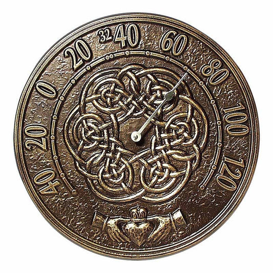 Irish Blessings Thermometer - French Bronze