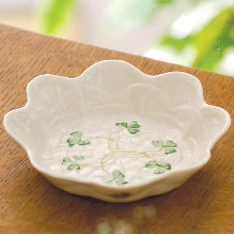 Belleek Shamrock Sweet Dish