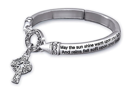 Irish Blessing Stretch Bracelet