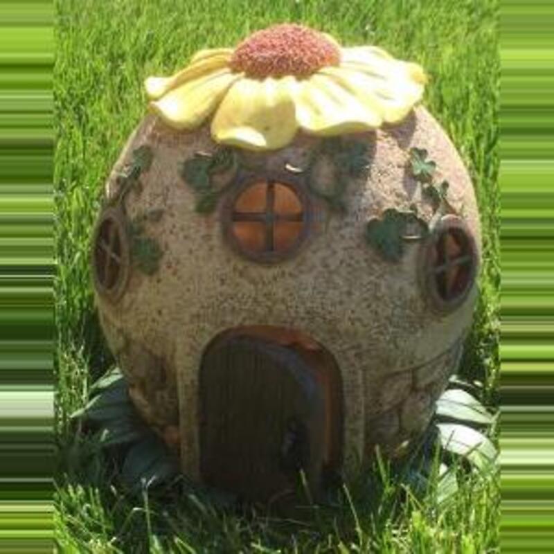 fairy & leprechaun home of sunflower