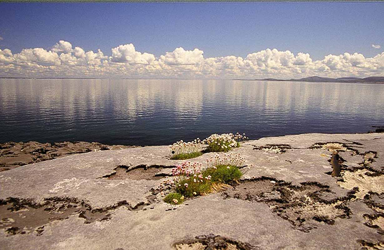burren at galway bay photographic print