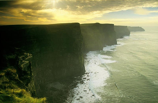 Cliffs of Moher Sunlight Photographic Print