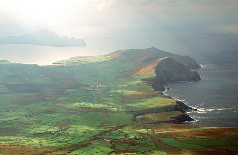 dingle peninsula from brandon photographic print