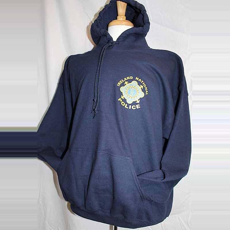 irish sweatshirt - garda irish police hooded sweatshirt
