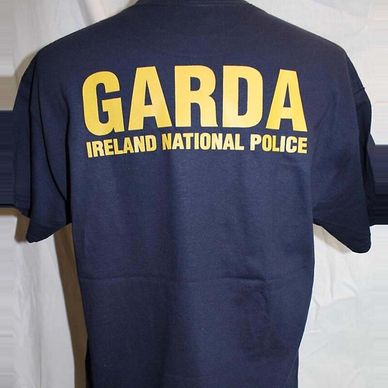 irish t-shirt - garda irish police t-shirt