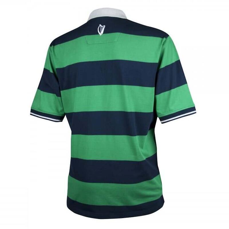 croker harp striped polo shirt