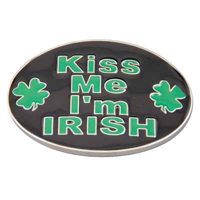 Kiss Me I'm Irish Belt Buckle