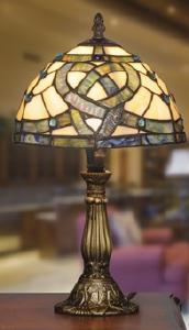 Celtic Pathways Stained Glass Lamp