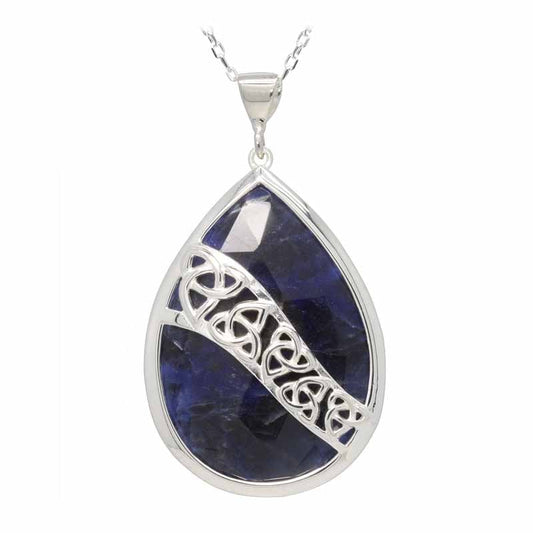 Trinity Pendant - Blue Sodalite