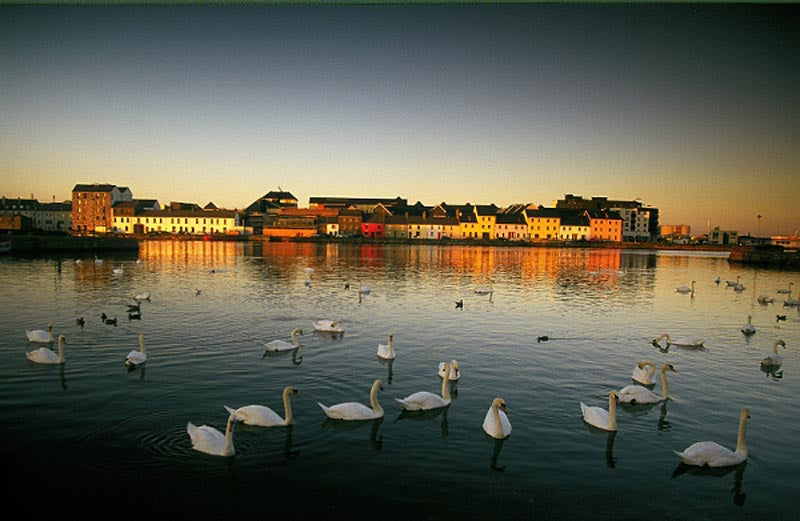 on the river corrib galway photographic print