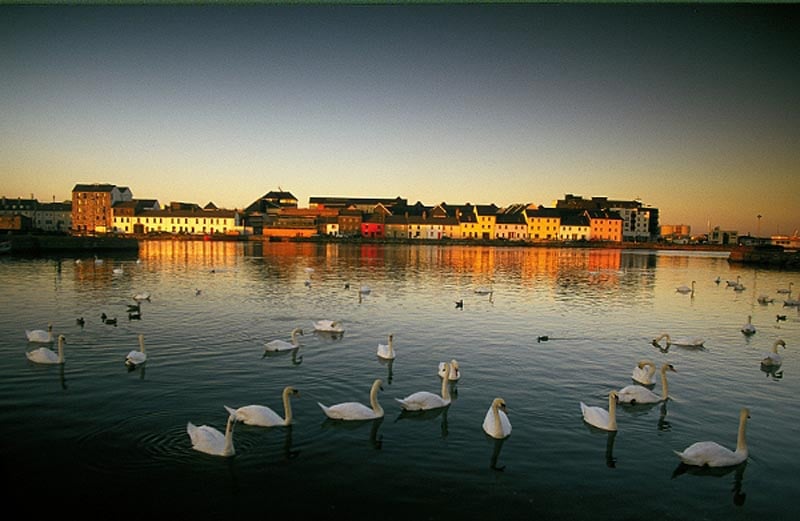 on the river corrib galway photographic print