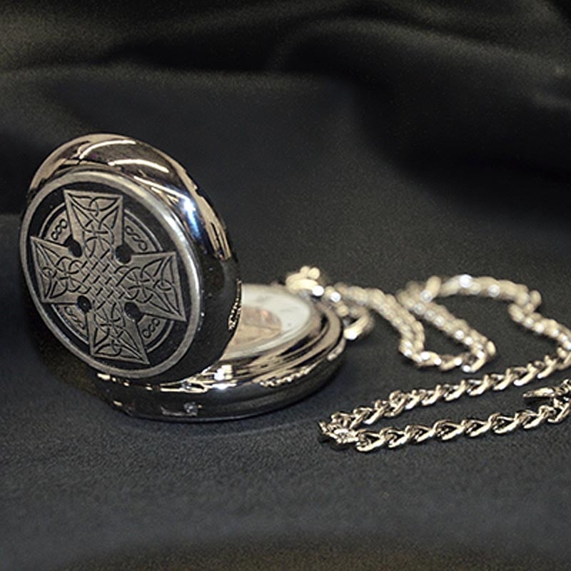 celtic cross pocket watch