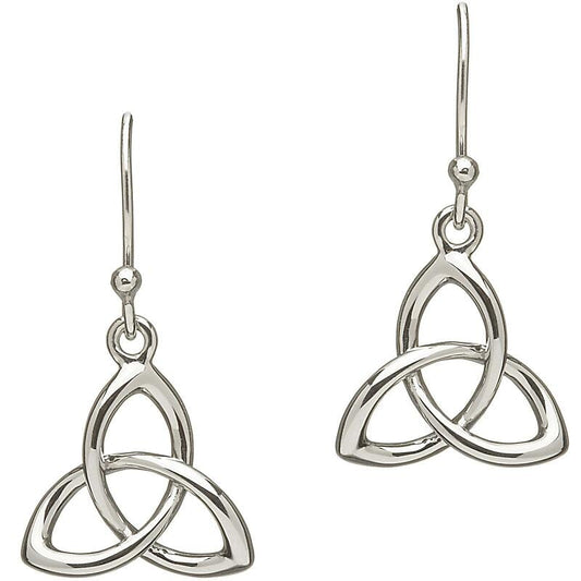 Trinity Knot Earrings - Sterling Silver Celtic Trinity Knot Earrings
