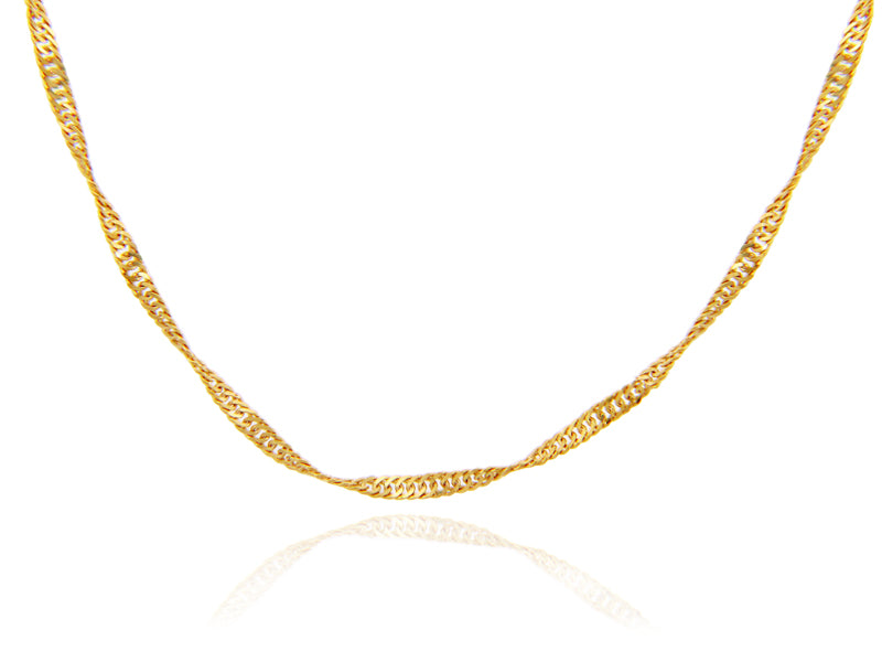 claddagh pendant - two tone gold modern claddagh cross