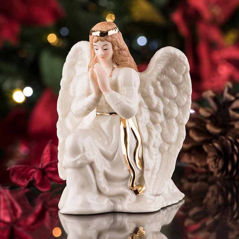 irish christmas - belleek classic nativity angel
