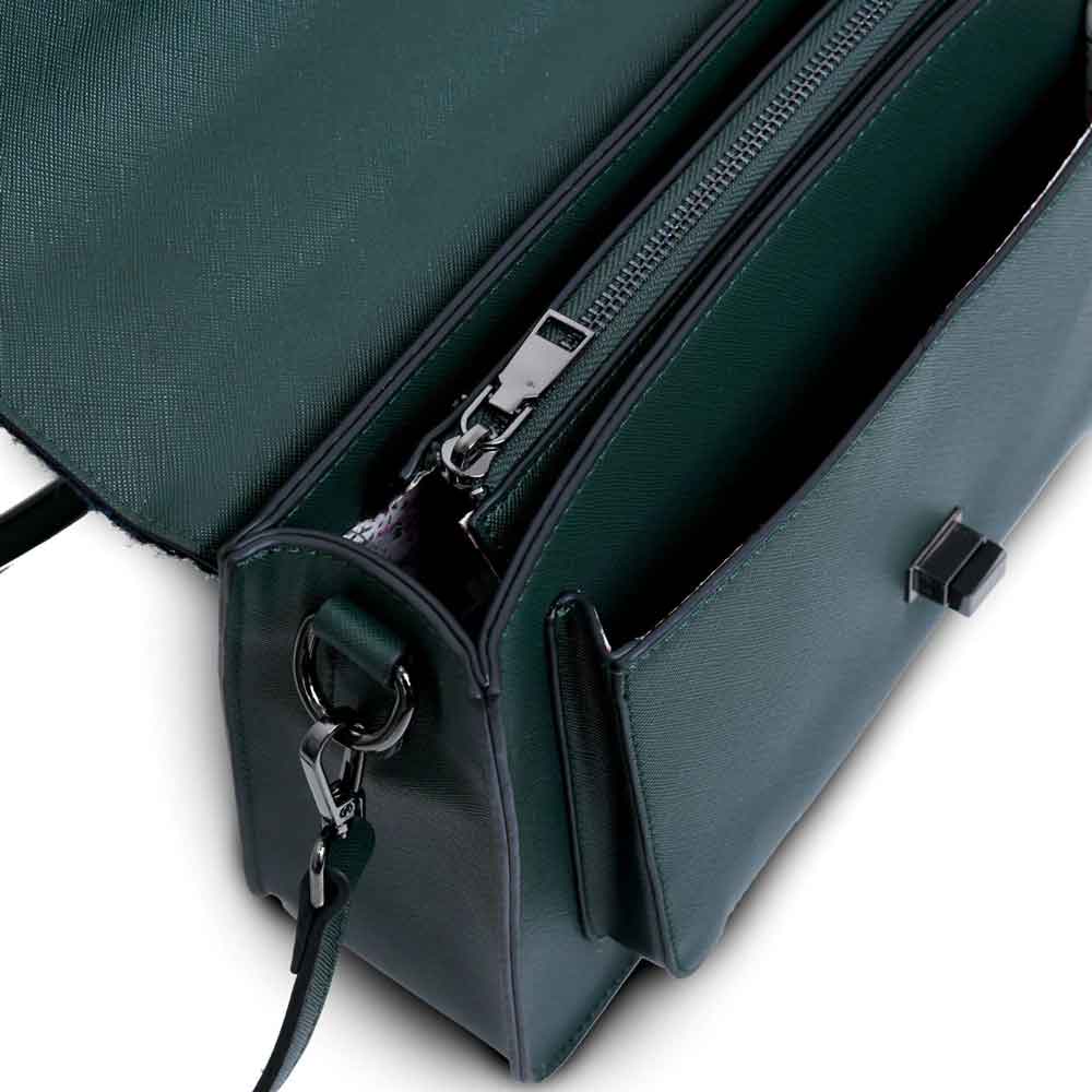 celtic tweed handbag | blackwatch tartan harris tweed® medium satchel