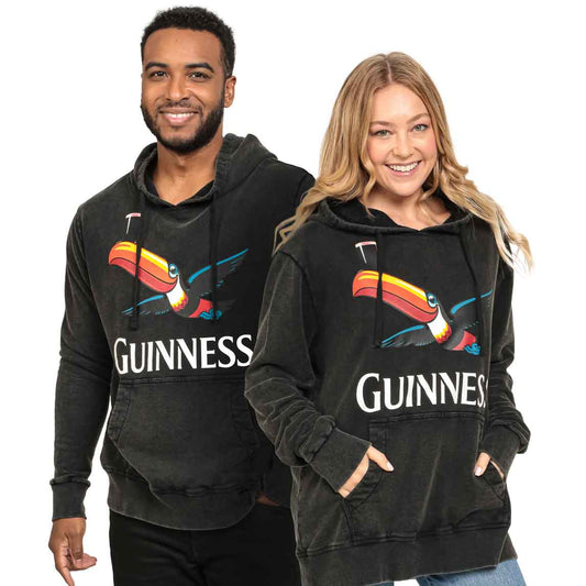 Irish Sweatshirt | Guinness® Toucan Label Premium Hooded Sweatshirt