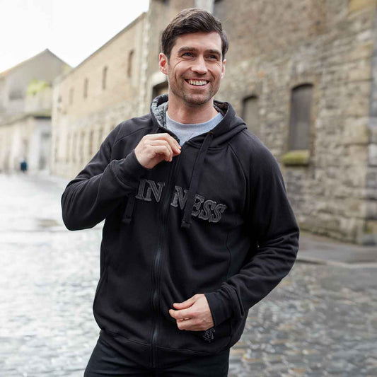 Irish Sweatshirt | Guinness® Vintage Label Lined Hooded Sweatshirt