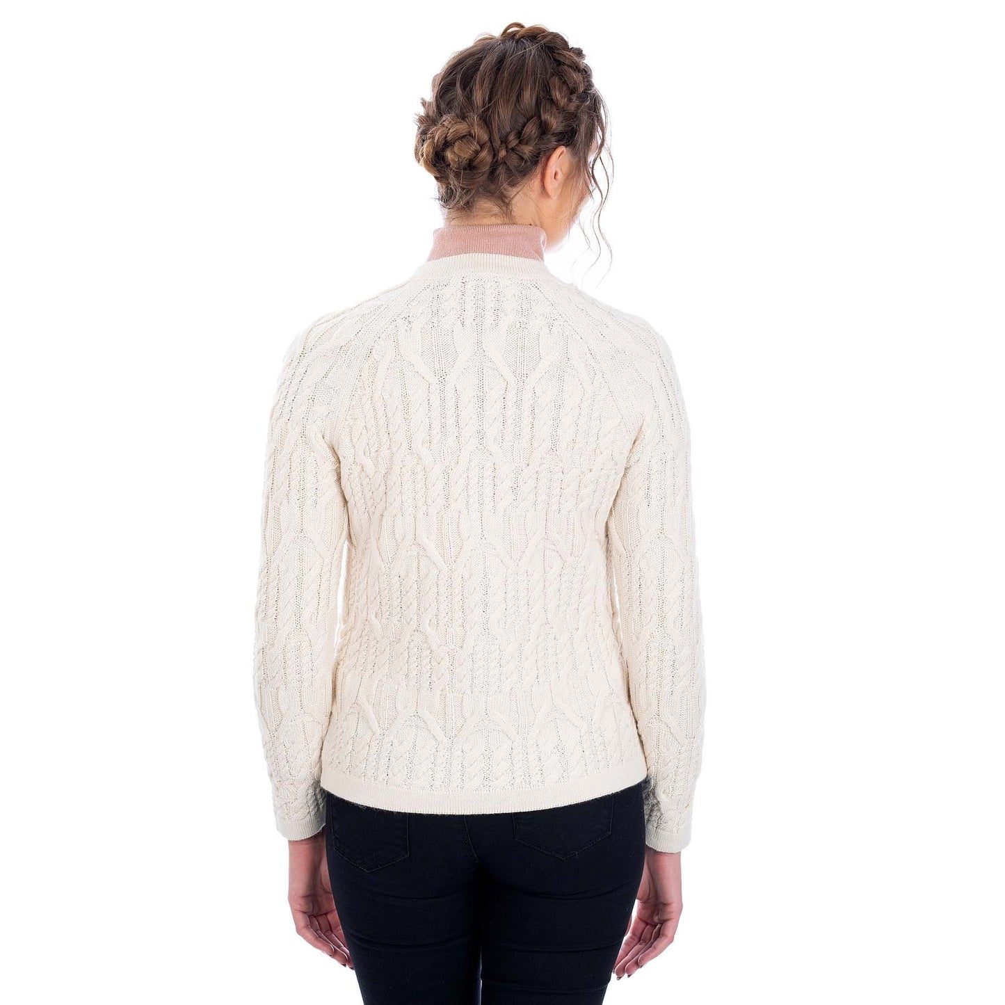 irish cardigan | cable knit button ladies cardigan