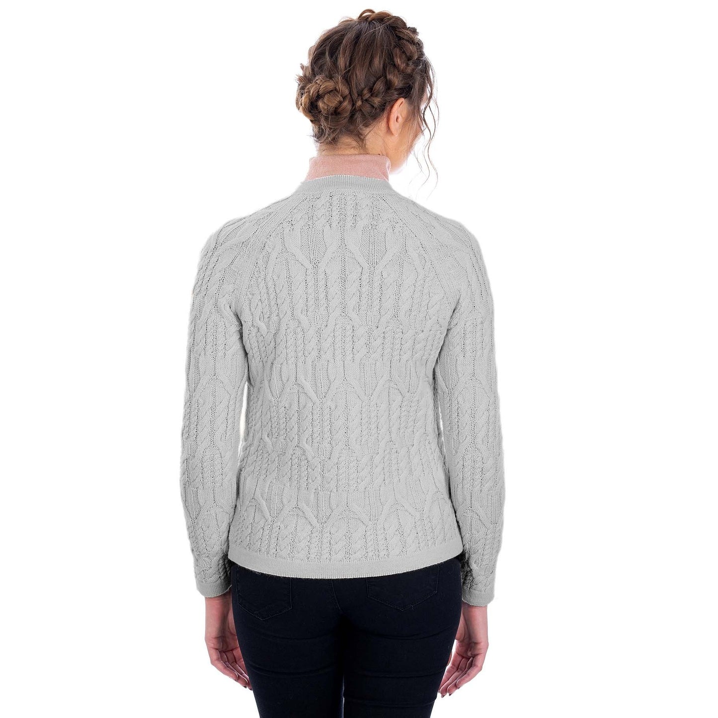 irish cardigan | cable knit button ladies cardigan