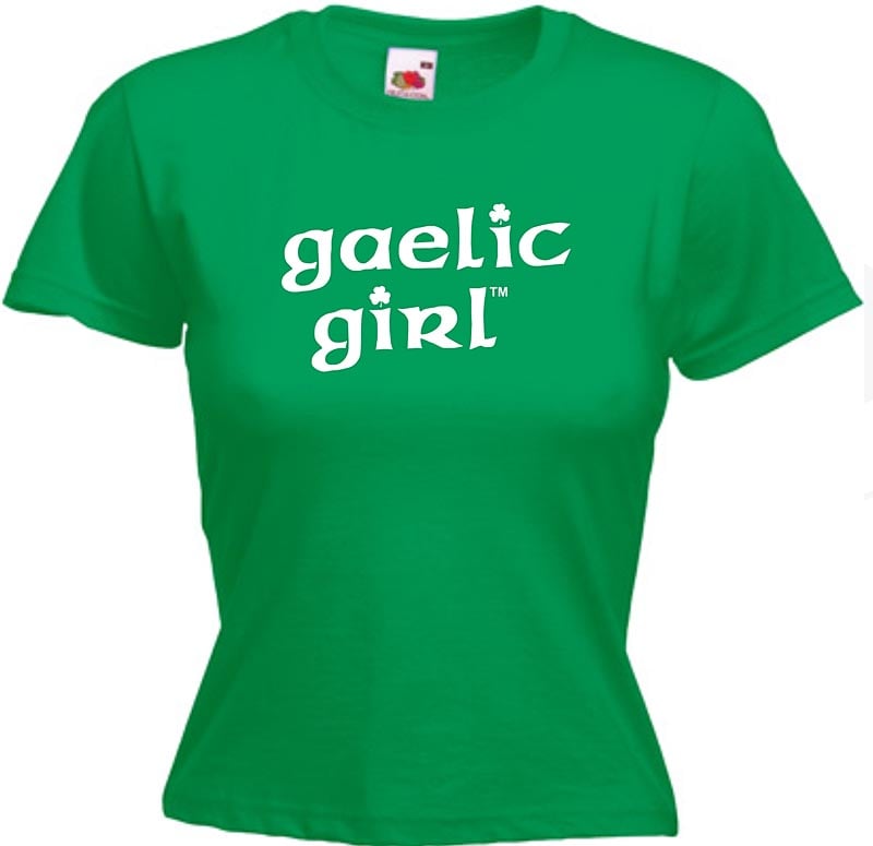 irish t-shirt - gaelic girl