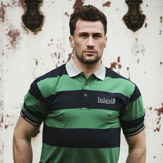 Croker Harp Striped Polo Shirt
