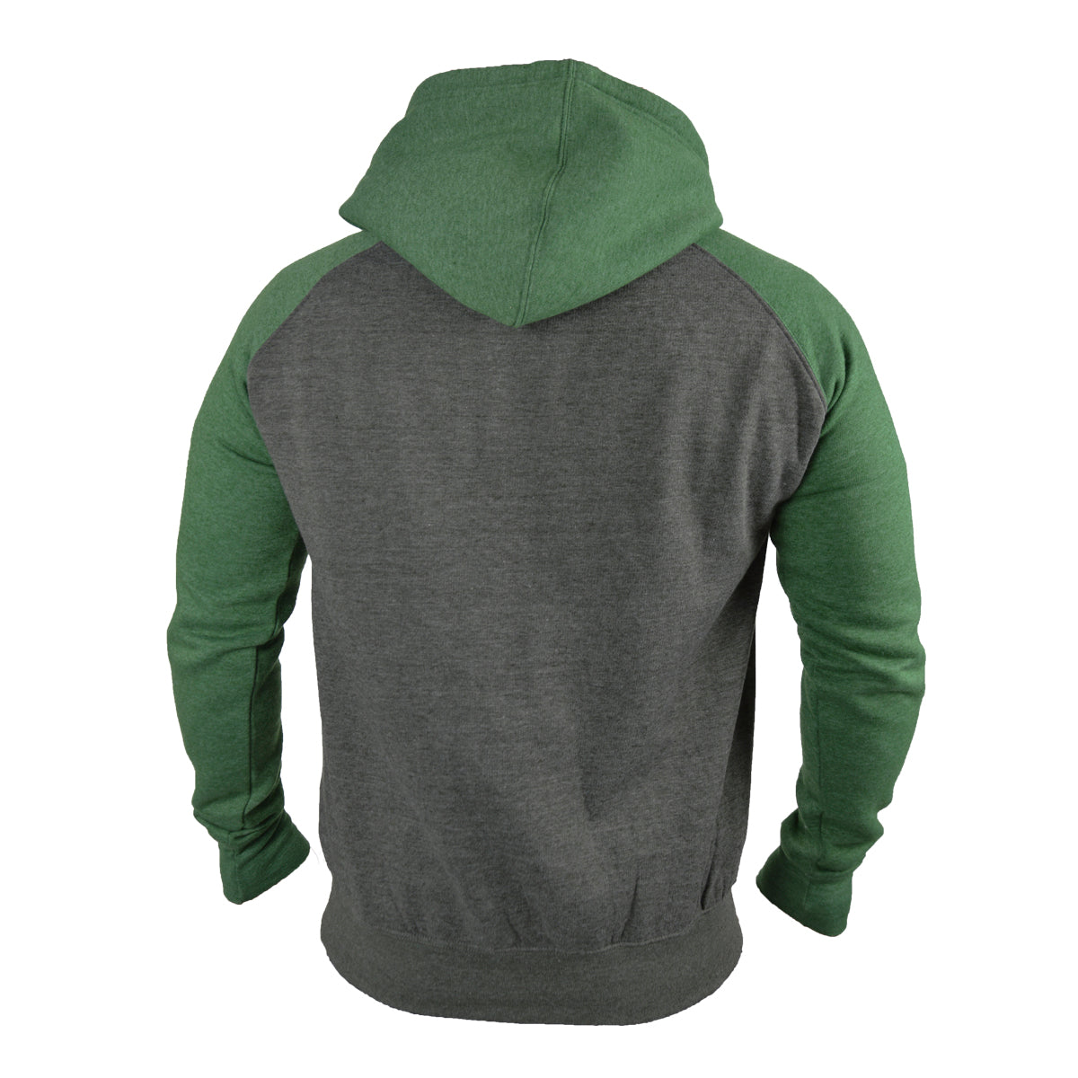 irish sweatshirts | guinness® grey & green pullover hooded sweatshirt