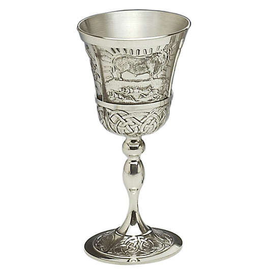 Irish Wedding Pewter Goblet Queen Maeve