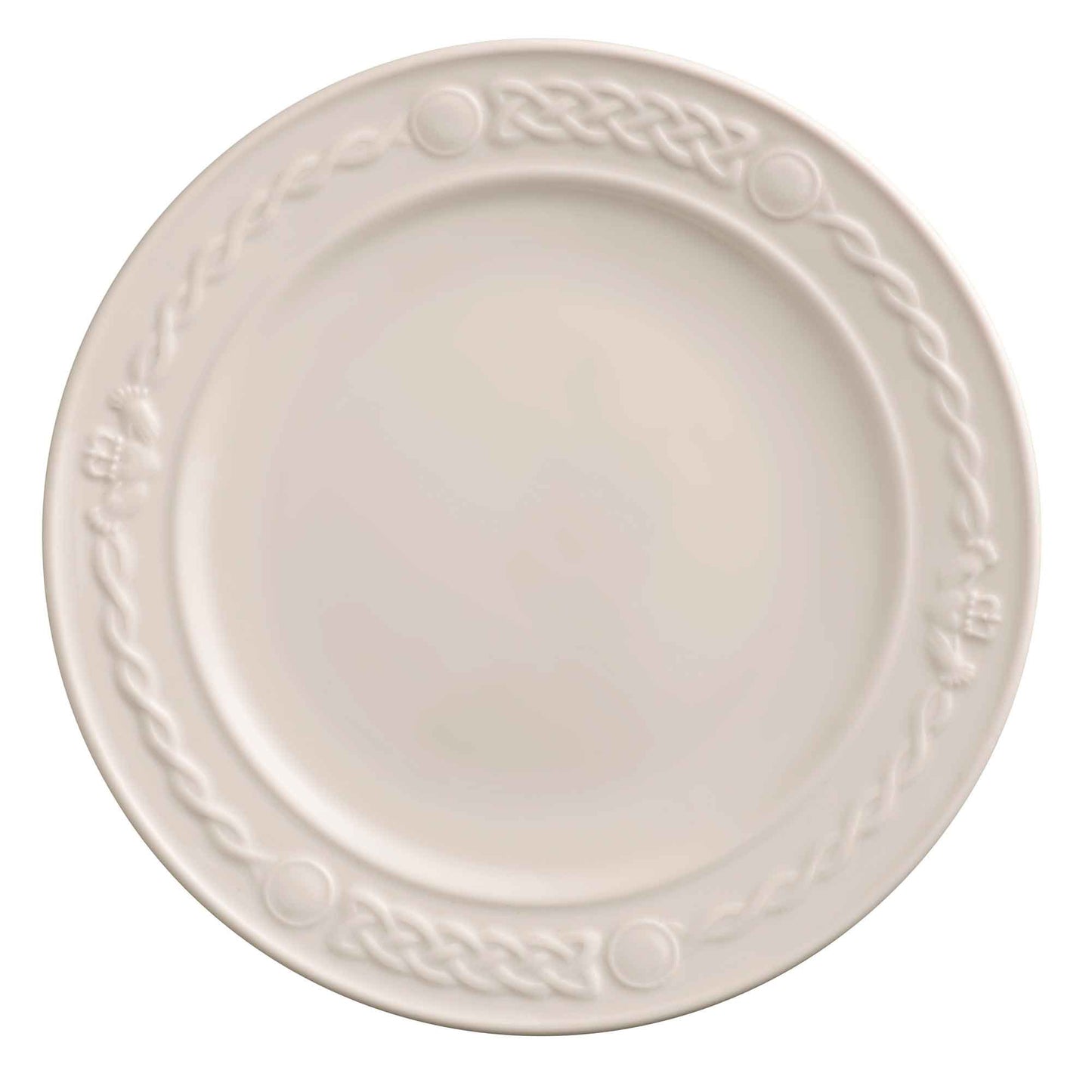 belleek pottery | irish claddagh dinner plate