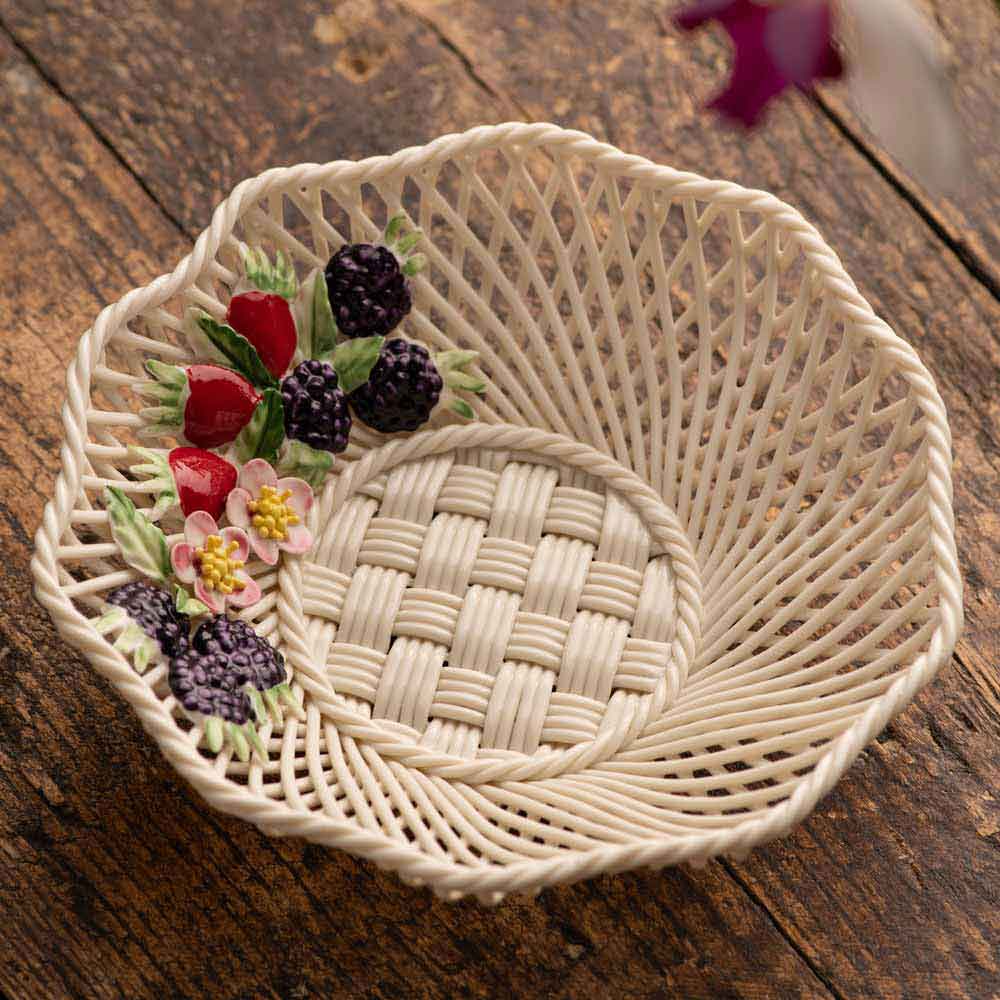 belleek pottery | wild irish hedgerow autumn basket