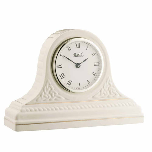 Belleek Pottery | Celtic Mantel Irish Clock
