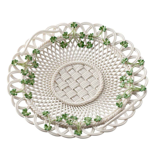 Belleek Pottery | Shamrock Heritage Irish Basket