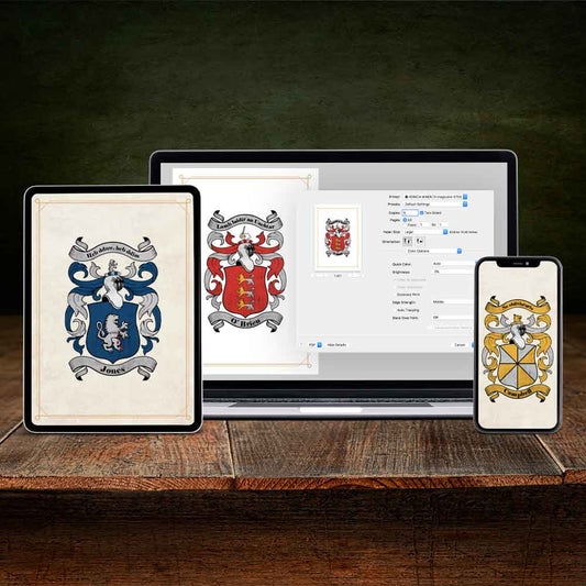 Irish Coat of Arms | Family Crest Digital