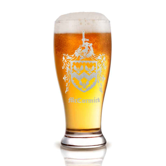 Irish Coat of Arms | Personalized Family Crest Pint Glass