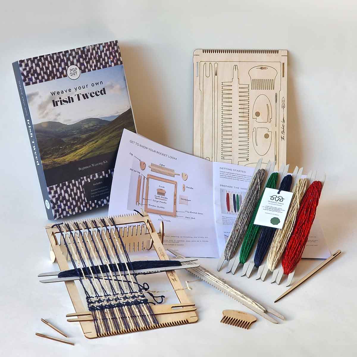 sale | irish gift | tweed weaving kit