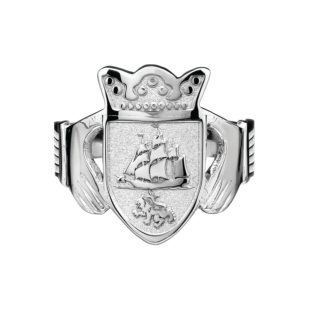 irish coat of arms jewelry | ladies claddagh ring