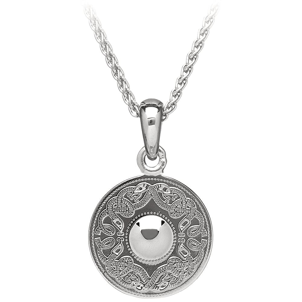 irish necklace | celtic warrior sterling silver pendant small