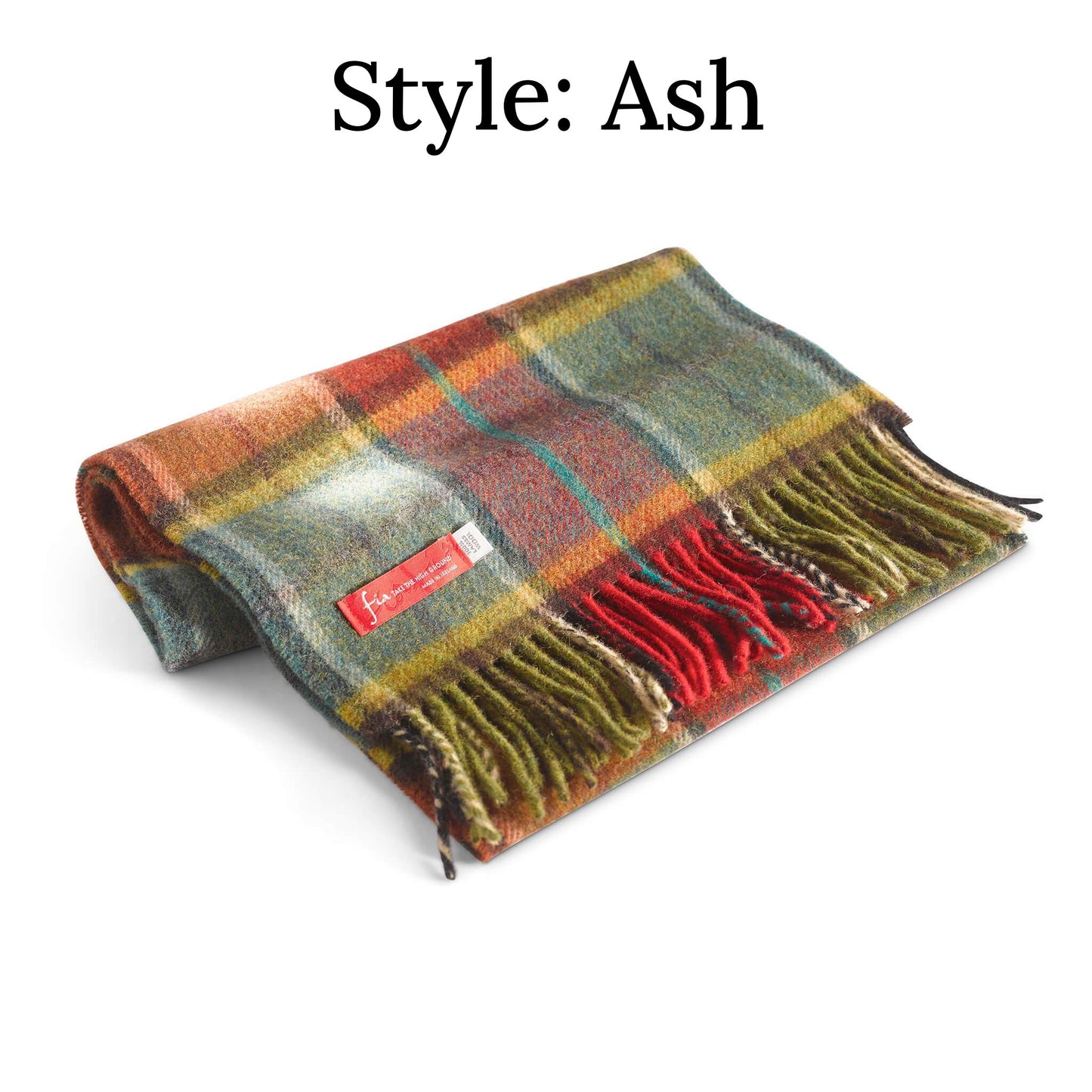 irish scarf | 100% lambswool 60 inch x 12 inch