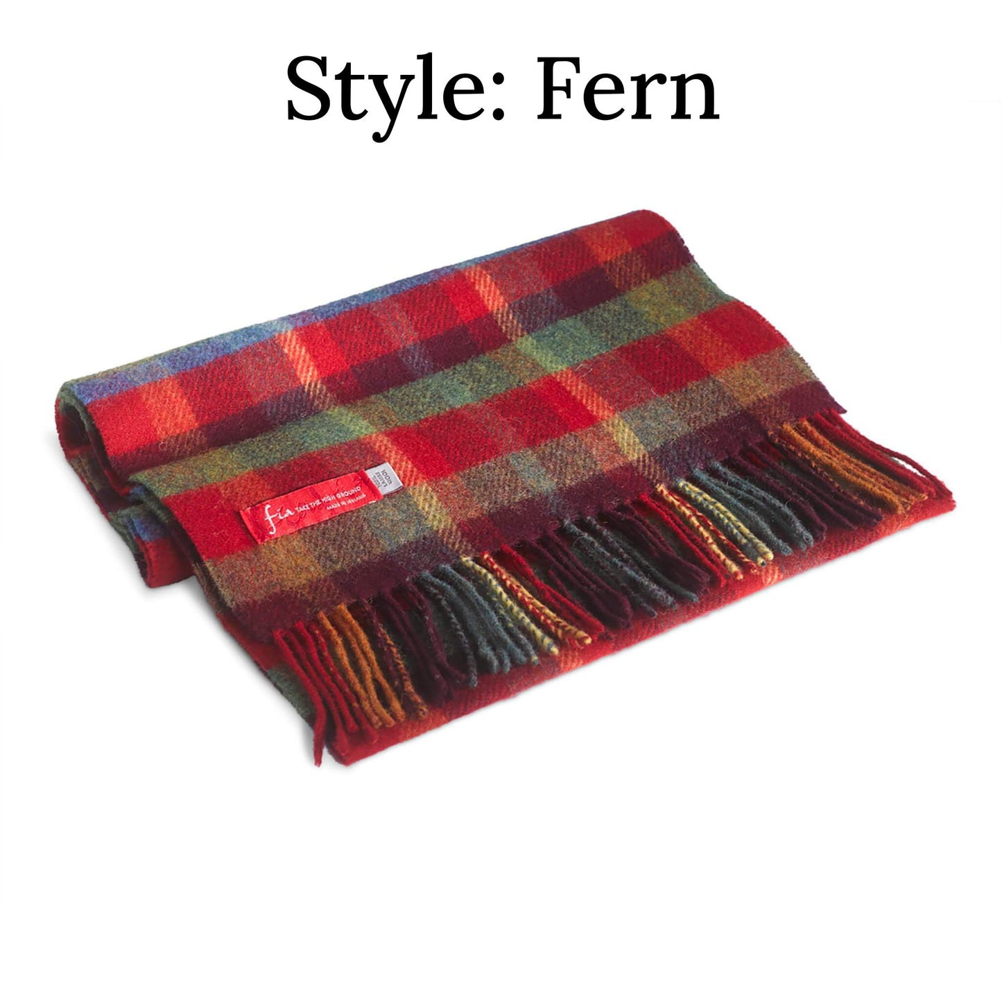 irish scarf | 100% lambswool 60 inch x 12 inch