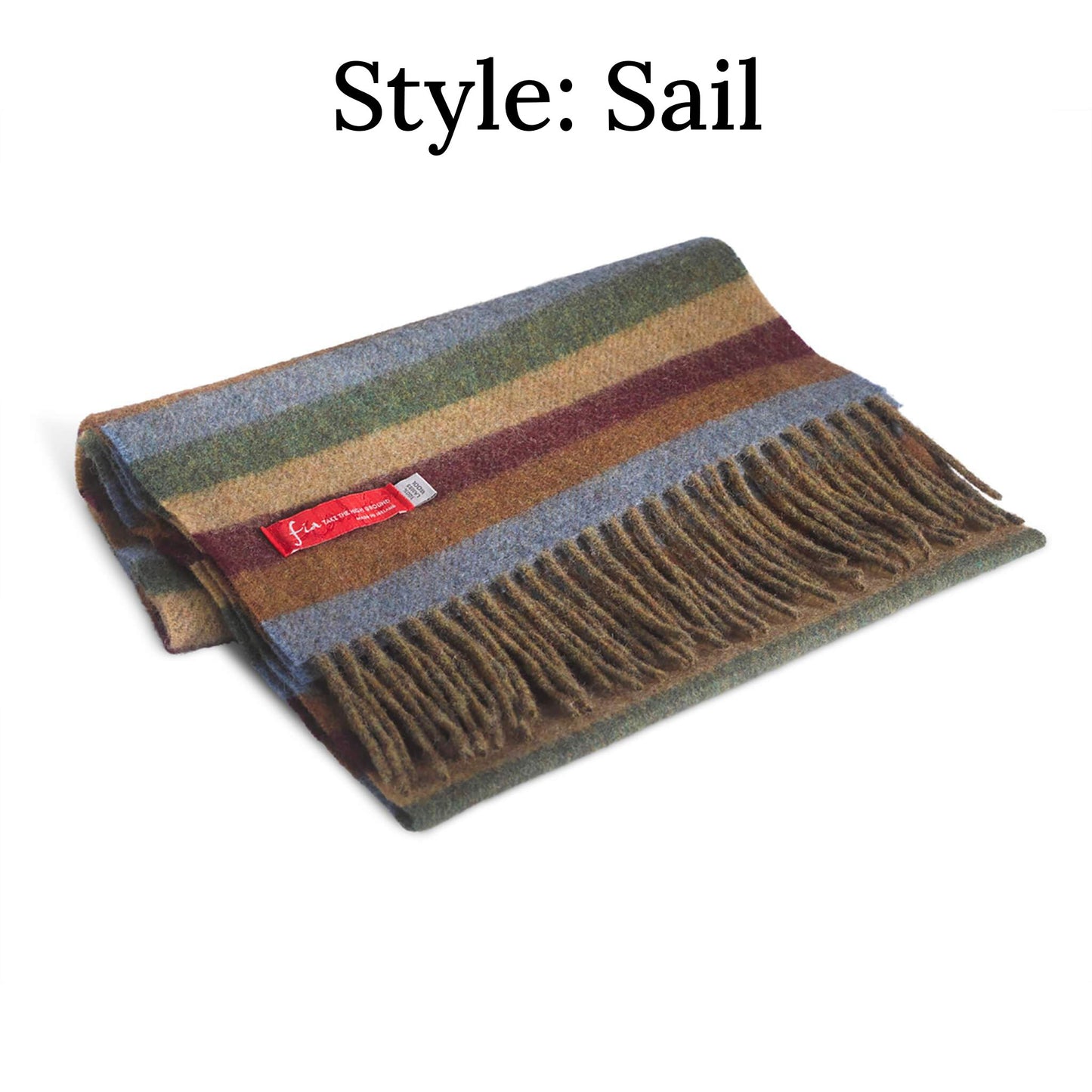 irish scarf | 100% lambswool 60 inch x 12 inch
