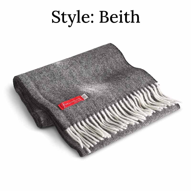 irish scarf | 100% lambswool 78 inch x 9 inch