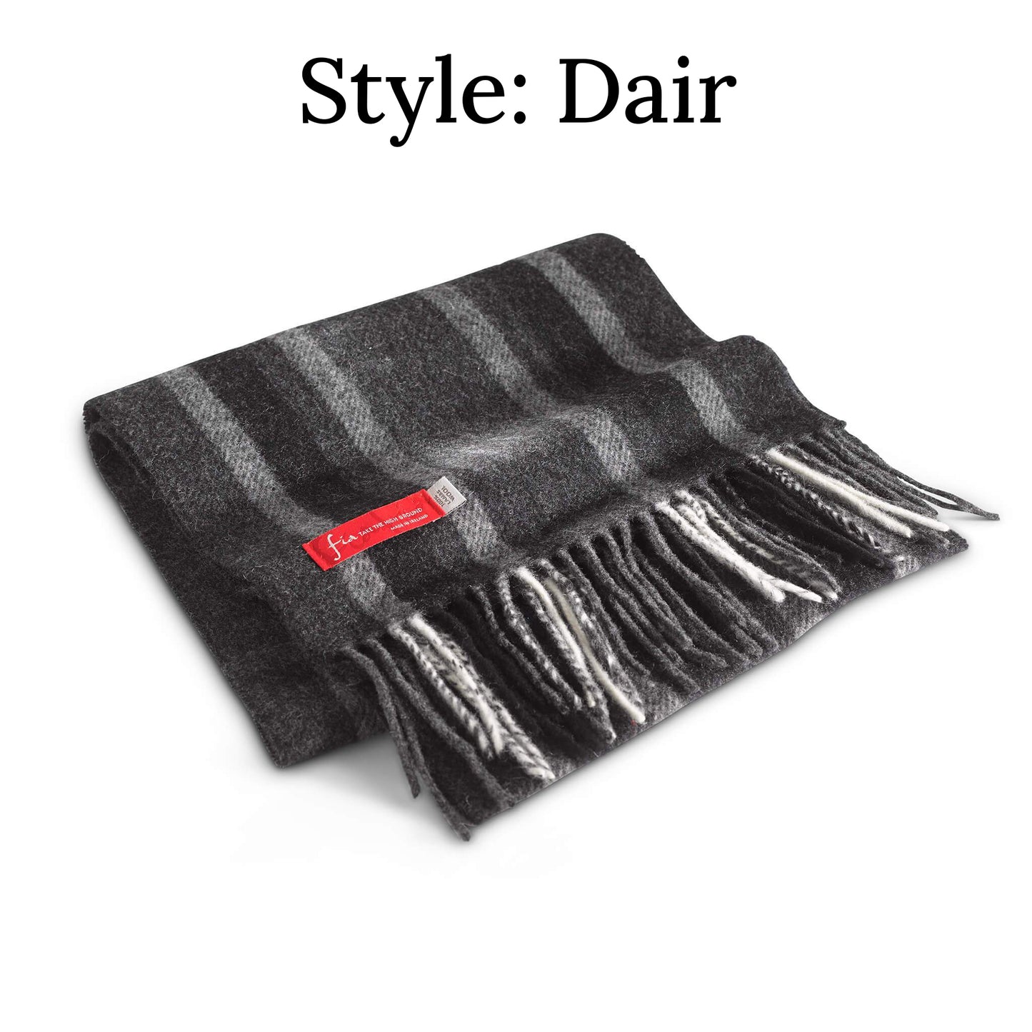 irish scarf | 100% lambswool 78 inch x 9 inch