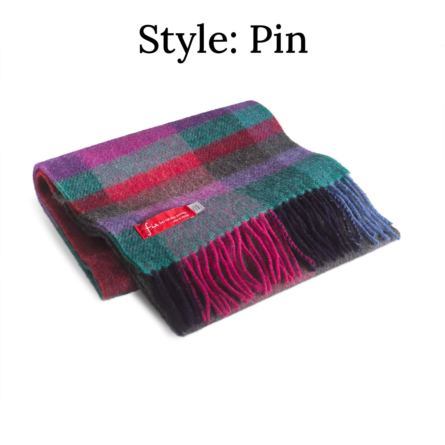 irish scarf | 100% lambswool 78 inch x 9 inch