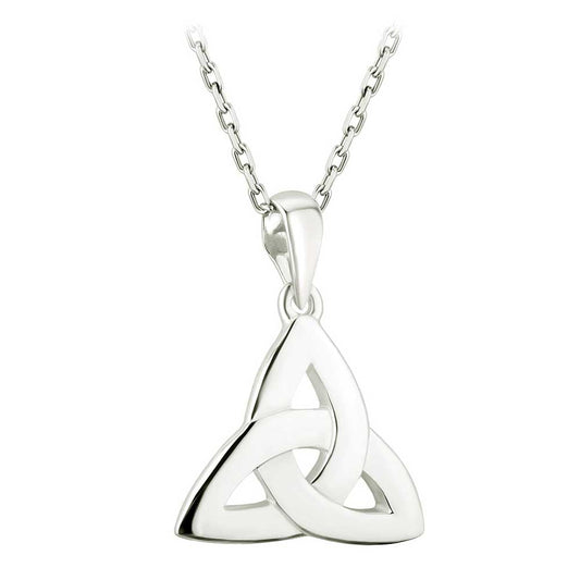 Celtic Pendant - Sterling Silver Trinity Knot Pendant with Chain