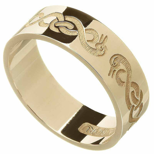 Celtic Ring - Men's 'Le Cheile' Celtic Wedding Ring