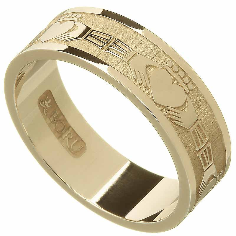claddagh ring - men's claddagh wedding ring