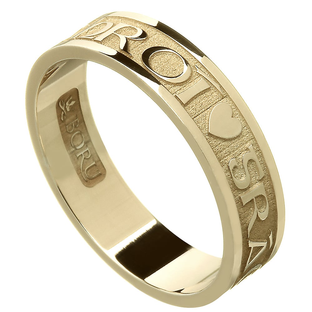 irish ring | ladies gra geal mo chroi 'love of my heart' irish wedding ring