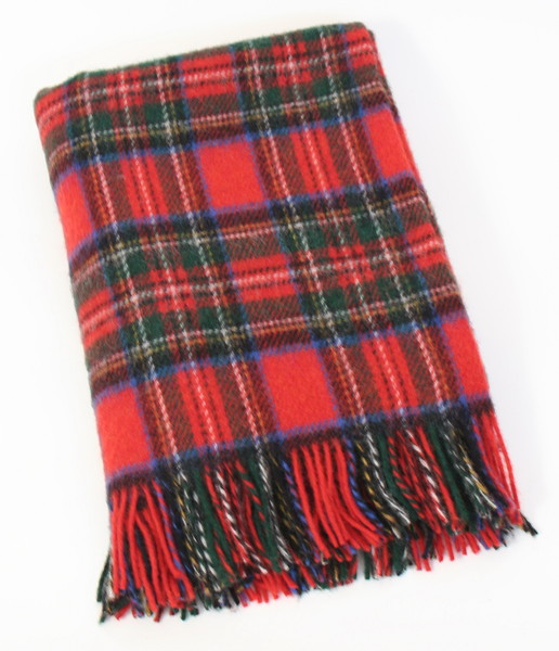 Product image for Royal Stewart Tartan 54 x 45 Wool Throw