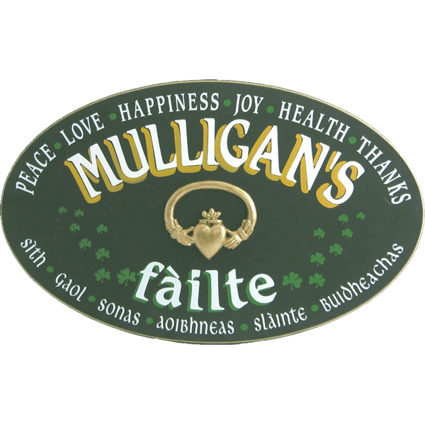 Product image for Personalized Failte Oval Sign